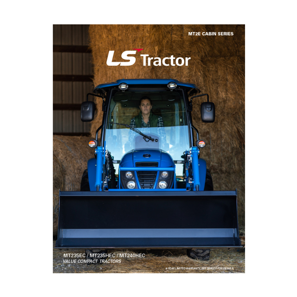 Image of LS Tractor MT2E Cab Series PDF on white background