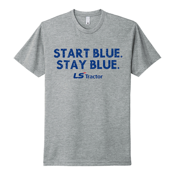 Start Blue, Stay Blue Tee product image on white background