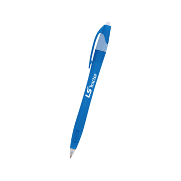Blue and white LS Tractor Pen Product Image on white background