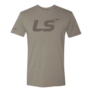 LS Tractor Tonal Tee Front Image on white background