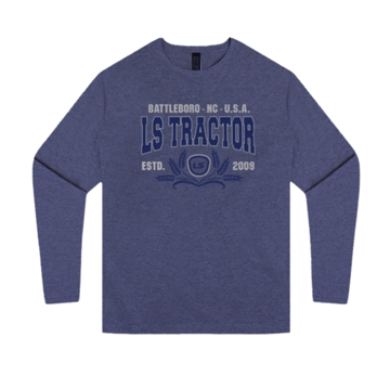 Picture of LS - Heather Navy Cotton Heritage LS Tee