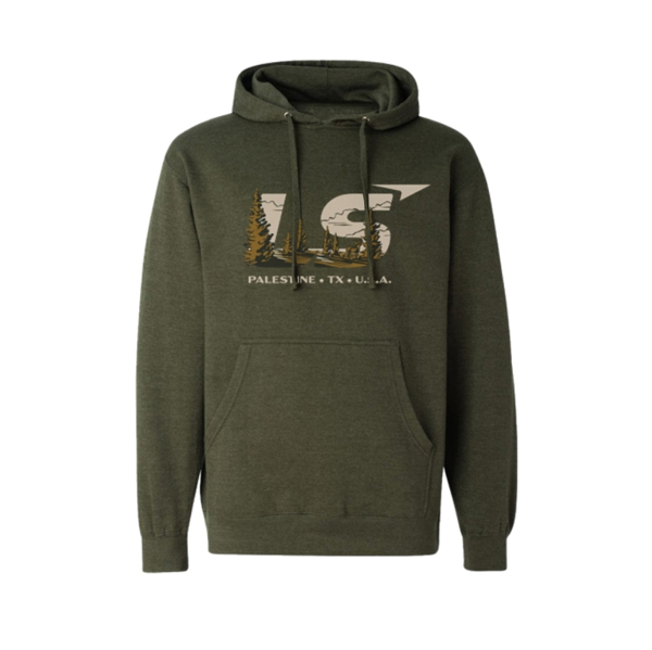 Picture of LS - Army Heather ITC Hoodie